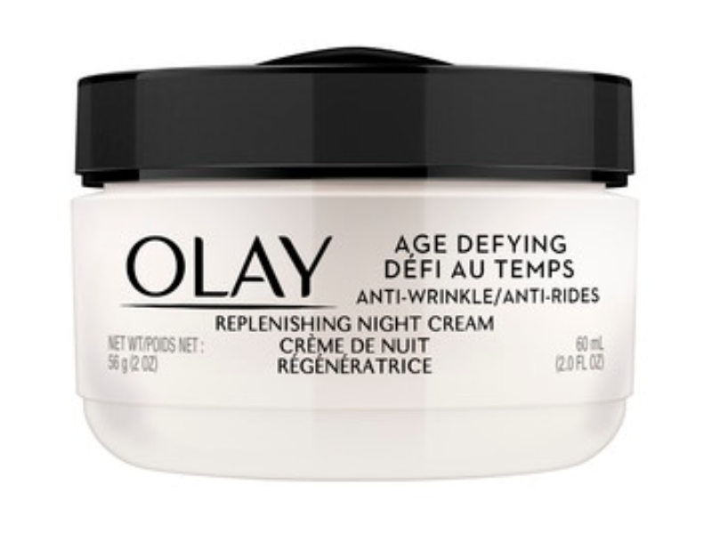 Olay Age Defying Anti-Wrinkle Night Cream, 2.0 fl oz/60 mL