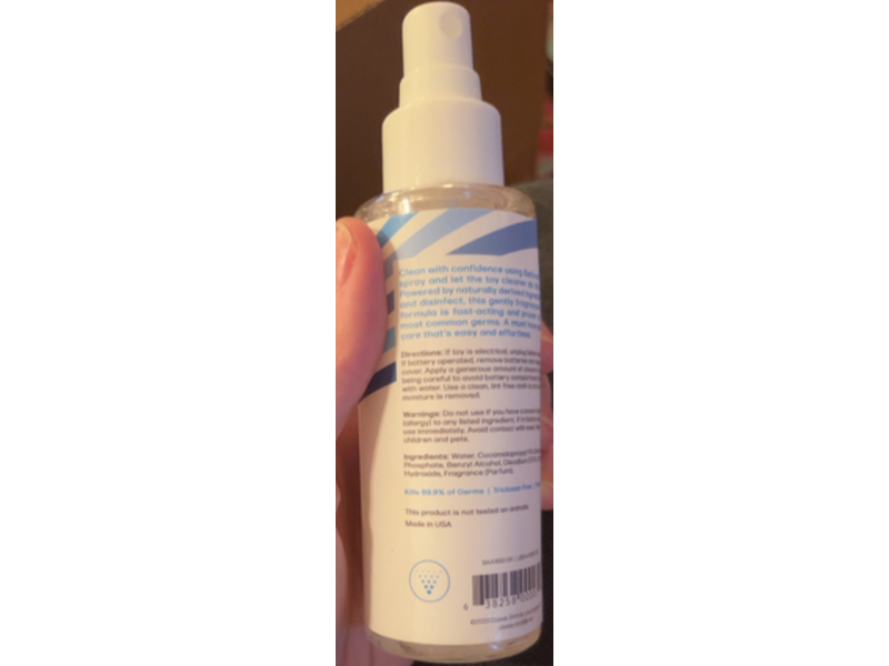 Before & After Multi - Purpose Toy Cleaner Purifying Spray, Refresh, 4 fl oz/120 mL
