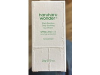 Haruharu Wonder Daily Soothing Sun Shield, Black Bamboo, Unscented, SPF 50+ PA++++, 0.70 oz/20 g - thumbnail 2