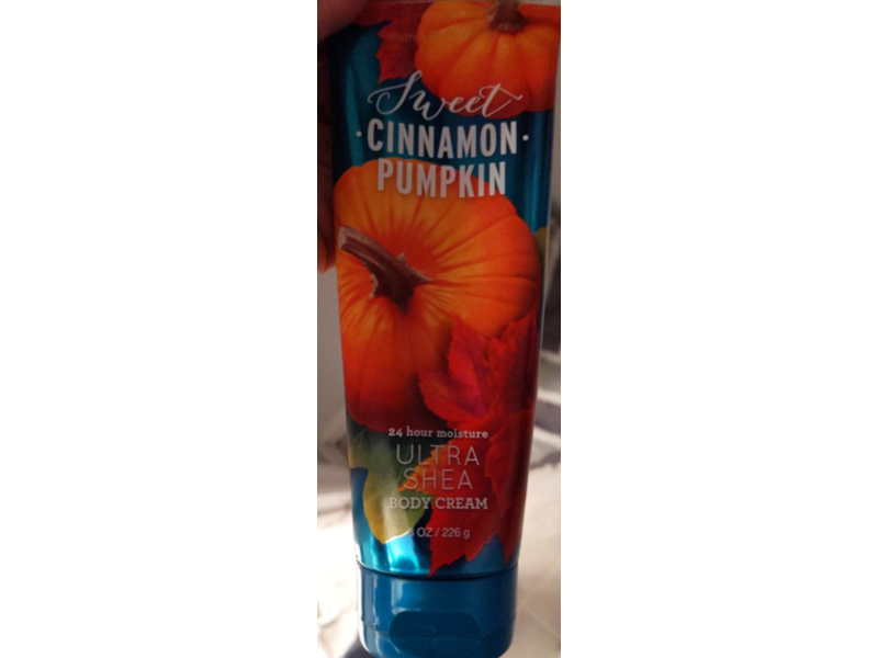 Bath & Body Works Sweet Cinnamon Pumpkin Body Cream, Ultra Shea, 8 oz/226 g