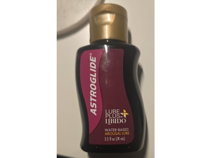 Astroglide Lube Plus Libido Water Based Arousal Lube, 2.5 fl oz/74 mL