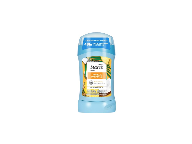 Suave Antiperspirant Deodorant, Tropical Paradise, 1.2 fl oz/34 g