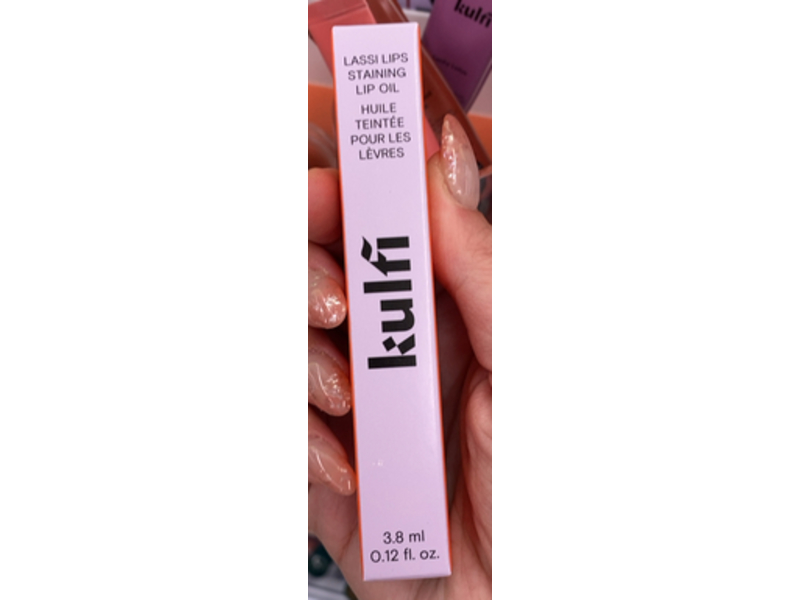 Kulfi Lassi Lips Staining Lip Oil, First Sari, 0.12 oz/3.8 mL