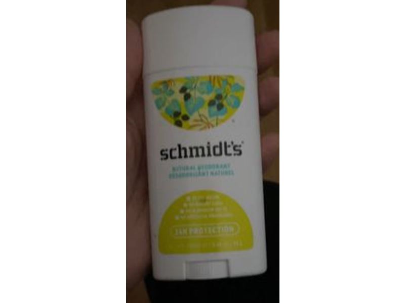 Schmidt's Sensitive Natural Deodorant, Hemp Seed Oil & Patchouli, 3.25 oz