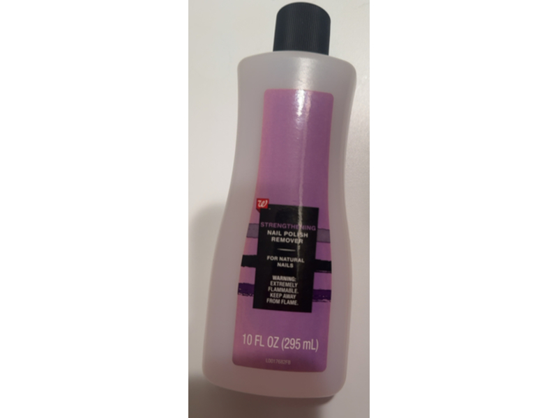 Walgreens Strengthening Nail Polish Remover, 10 fl oz/295 mL