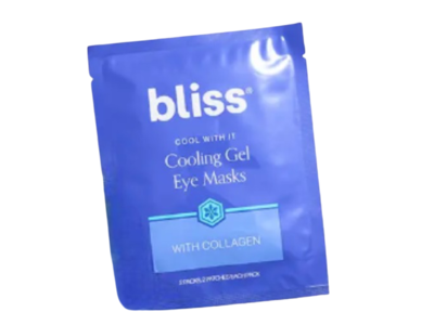 Bliss Cooling Gel Eye Masks, Collagen, 2 Count