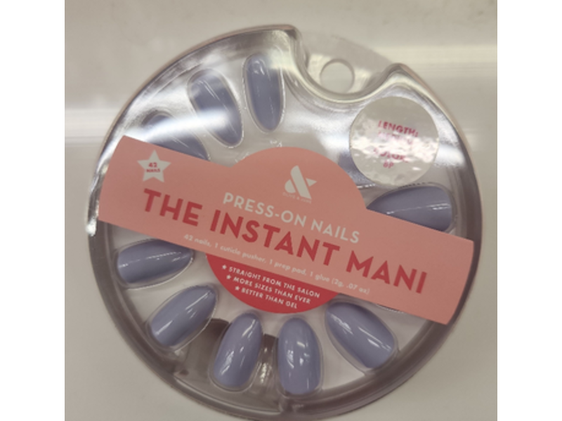 Olive & June Press On Fake Nails, Almond Medium BP, 42 Count