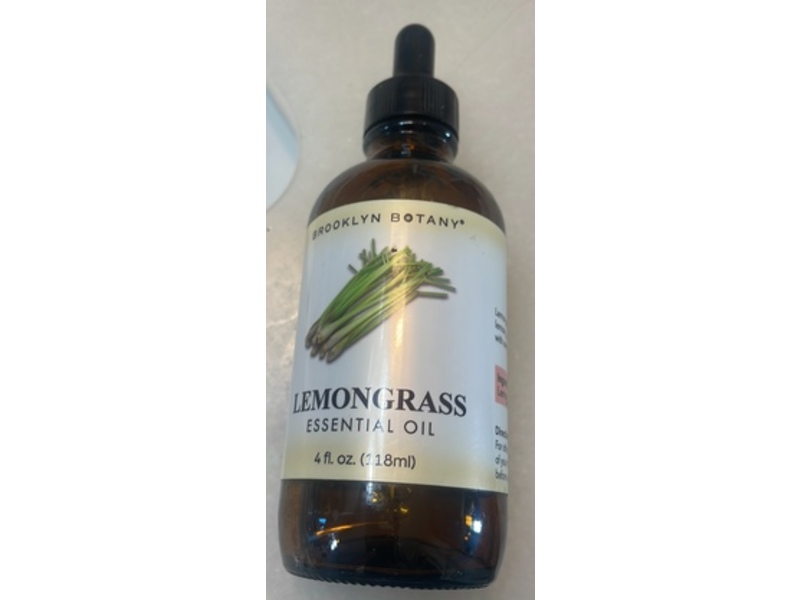 Brookyln Botany Essential Oil, Lemongrass, 4 fl oz/118 mL
