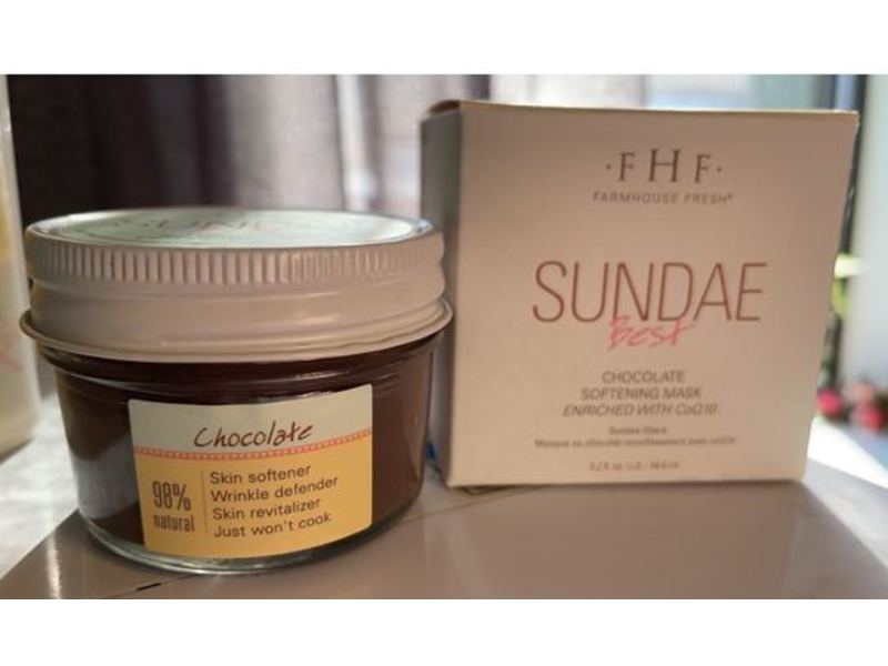 Farmhouse Fresh Chocolate Softening Mask, Sundae Best, 3.2 oz