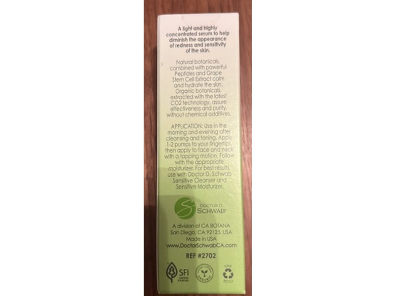 Doctor D, Schwab Alphasomes C-8 Sensitive Skin Serum, 0.5 fl oz/15 mL