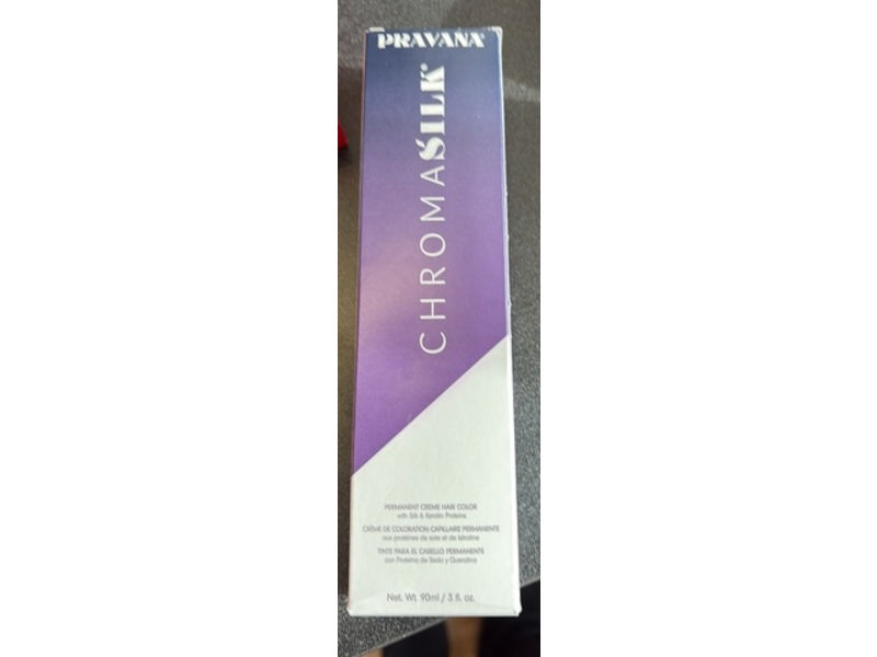 Pravana ChromaSilk Permanent Creme Hair Color, 8.1 Light Ash Blonde, 3 fl oz/90 mL