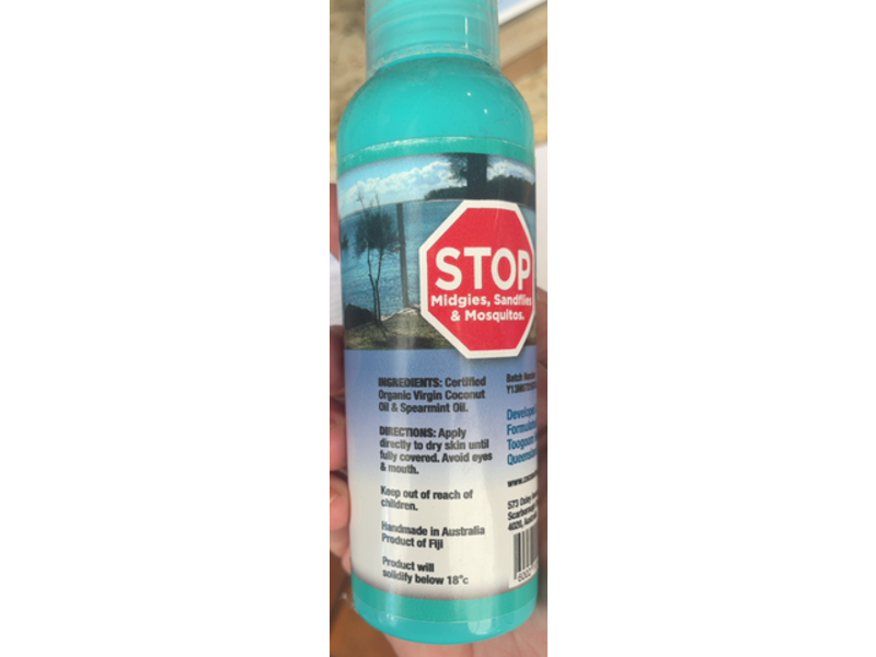 Mitchy's Itchy's Organic Natural Insert Repellent + Spearmint, Coconut Oil, 125 mL