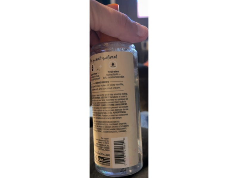 Tree Hut Fragrance Mist, Vanilla, 6 fl oz/177 mL