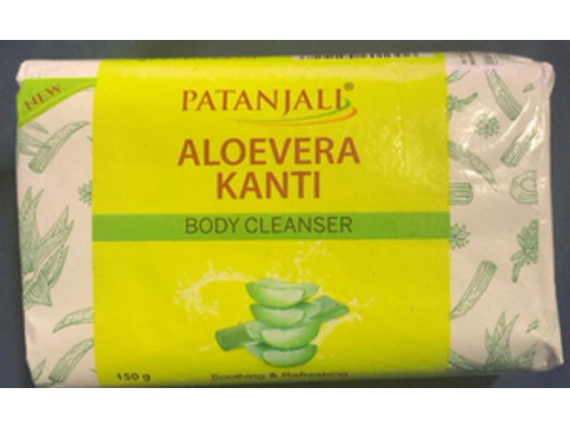 Patanjali Aloe Vera Kanti Body Cleanser, 150 g, Pack Of 4