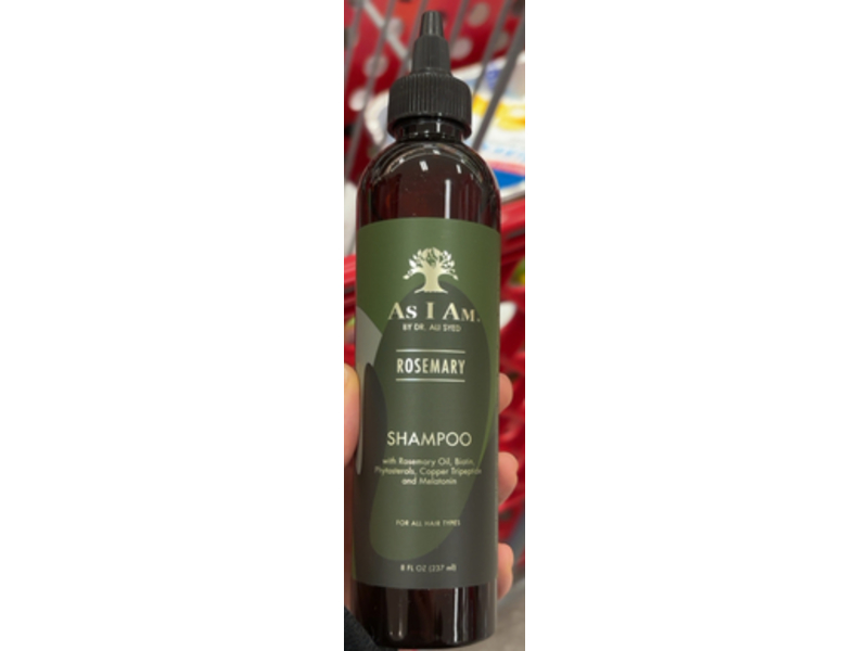 As I Am Shampoo, Rosemary, 8 fl oz/237 mL