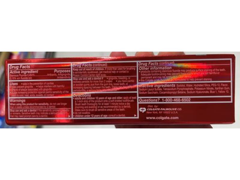 Colgate Renewal Revitalizes Gum Toothpaste, Whitening Restoration, Cool Mint Gel, 3 oz/85 g