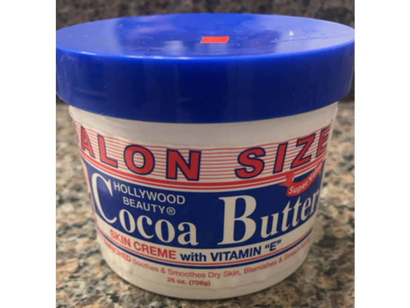 Hollywood Beauty Cocoa Butter Skin Cream, Vitamin E, 25 oz/708 g