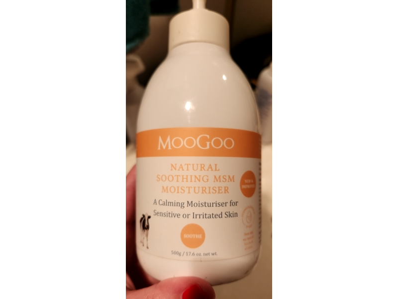 MooGoo Natural Soothing MSM Moisturiser, 17.6 oz/500 g