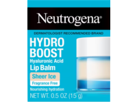 Neutrogena Hydro Boost Hyaluronic Acid Lip Balm, Sheer Ice, 0.5 oz/15 g - thumbnail 1