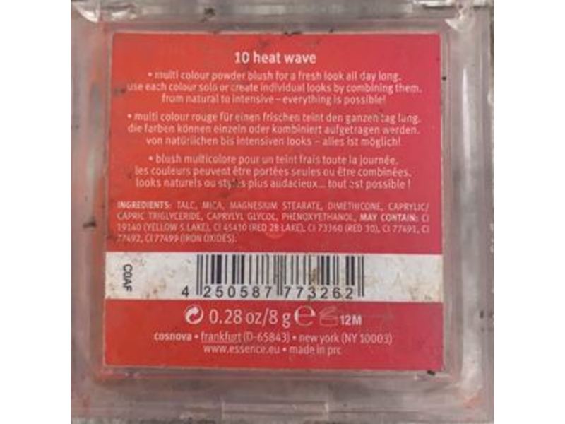 Essence Blush Up! Powder Blush, 10 Heat Wave, 0.28 oz/8 g