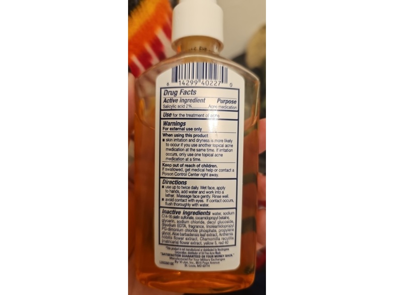 Exchange Select Salicylic Acid Acne Treatment Wash, 6 fl oz/177 mL