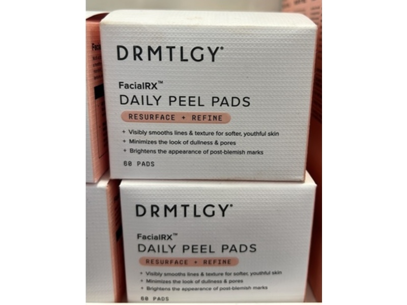 DRMTLGY FacialRX Daily Peel Pads, 60 Count