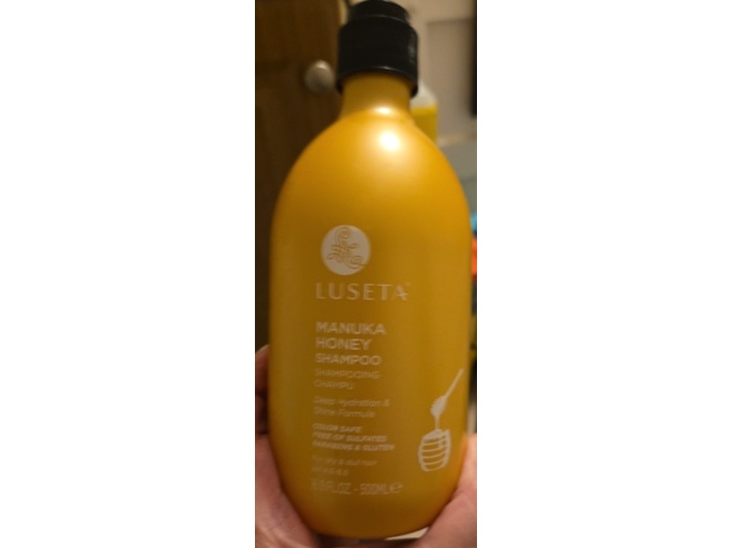 Luseta Shampoo, Manuka Honey, 16.9 fl oz/500 mL