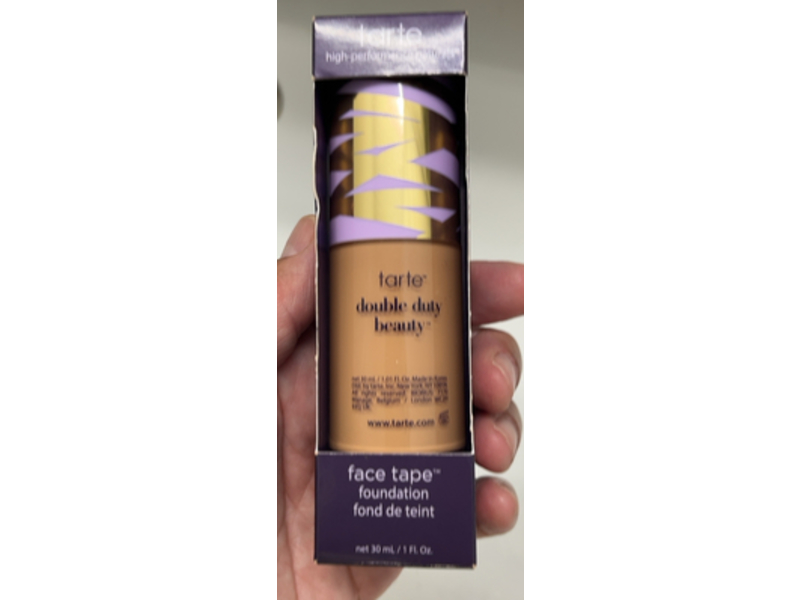 Tarte Face Tape Foundation, 38N Medium Tan Neutral, 1 fl oz/30 mL