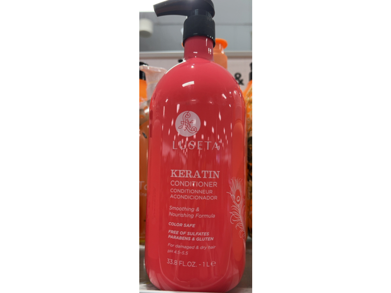 Luseta Smoothing & Nourishing Conditioner, Keratin, 33.8 fl oz/1 L