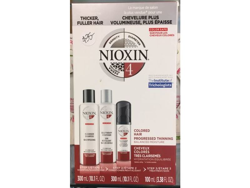Nioxin System 4 Kit, Colored Hair, Progressed Thinning
