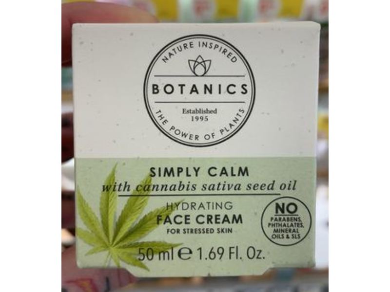 Botanics Simply Calm Hydrating Face Cream, 1.69 fl oz/50 mL