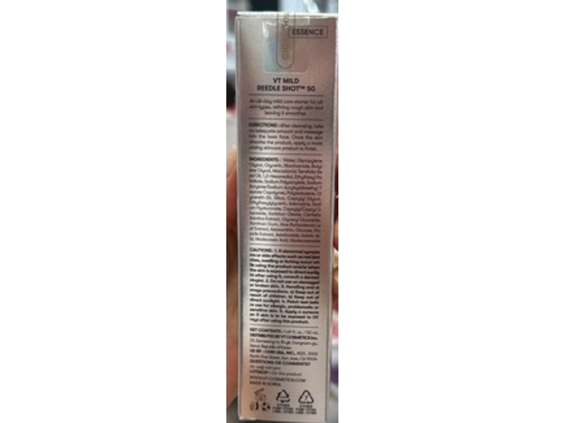 VT Cosmetics Reedle Shot 50 Serum, 1.69 fl oz/50 mL