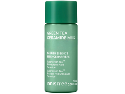 Innisfree Barrier Essence, Green Tea Ceramide Milk, 0.50 fl oz/15 mL
