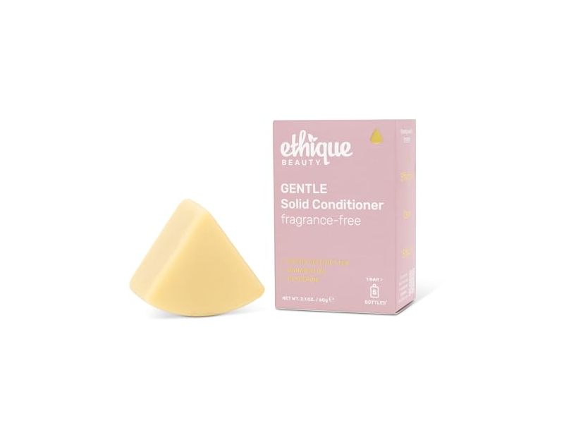 Ethique Gentle Solid Conditioner, Fragrance Free, 2.1 oz/60 g