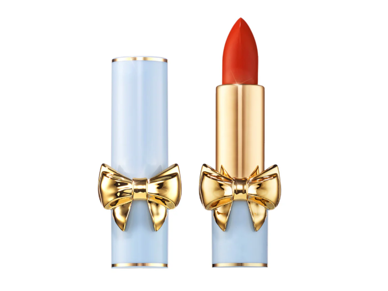 Pat McGrath Labs X Bridgerton Satin Allure Lipstick, Crimson Ecstasy, 0.13 oz/3.7 g
