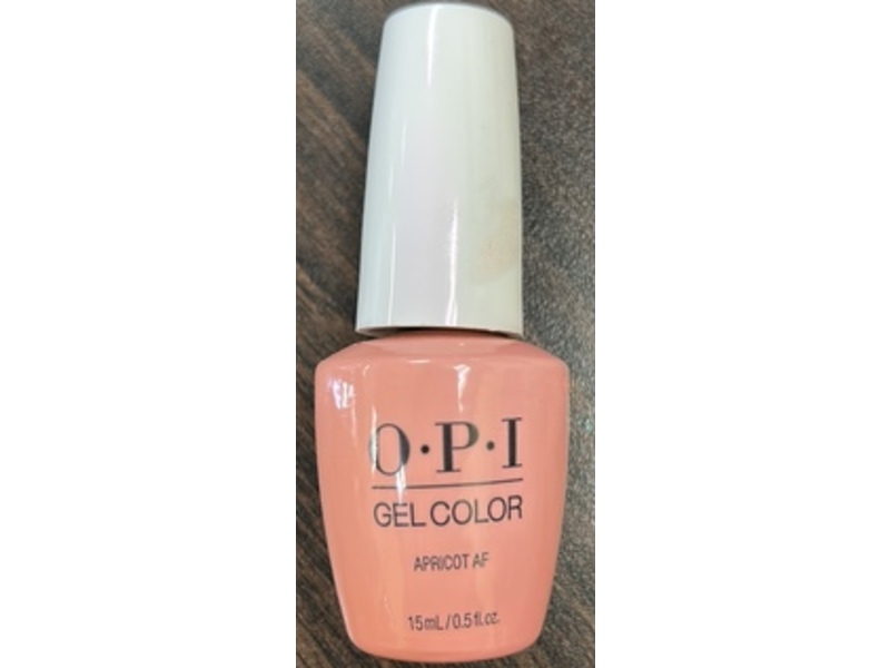 Opi Gel Color Polish, Apricot Af, 0.5 fl oz/15 mL