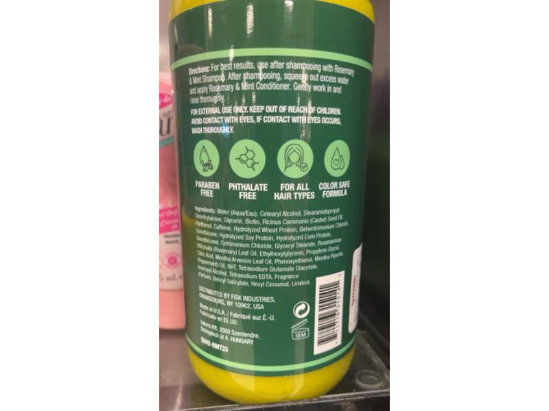 Difeel Conditioner, Rosemary & Mint, 33.8 fl oz/1 L