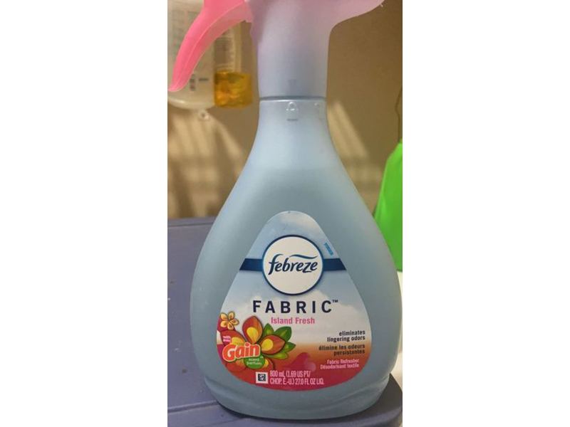 Febreze Fabric Refresher With Gain Scent, Island Fresh, 27 fl oz/800 mL