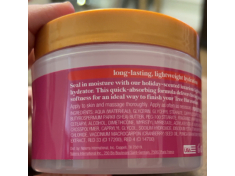 Tree Hut Berry Bright Whipped Body Butter, 8.4 oz/240 g