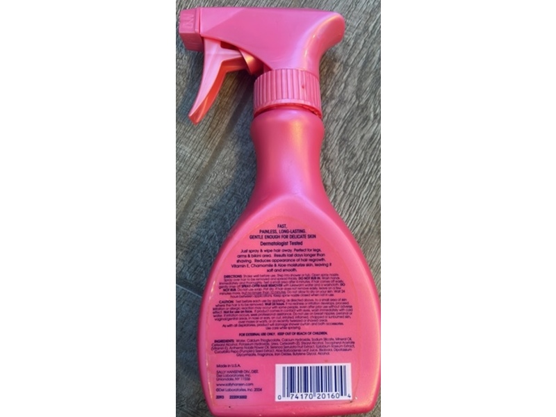 Sally Hansen Spray-Off Hair Remover, Raspberry Scent, 6.7 fl oz/200 mL