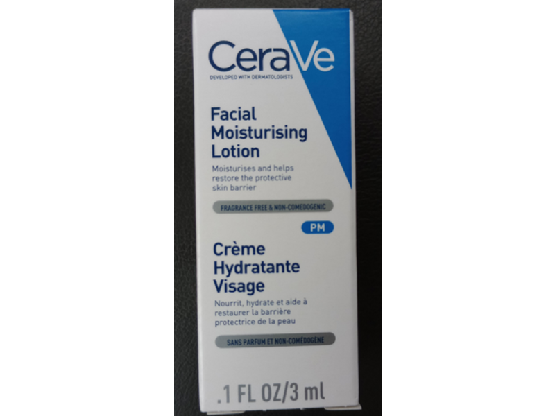 Cerave Facial Moisturising Lotion, 0.1 fl oz/3 mL