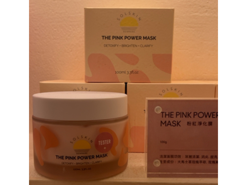 SolSkin The Pink Power Mask, 3.3 fl oz/100 mL