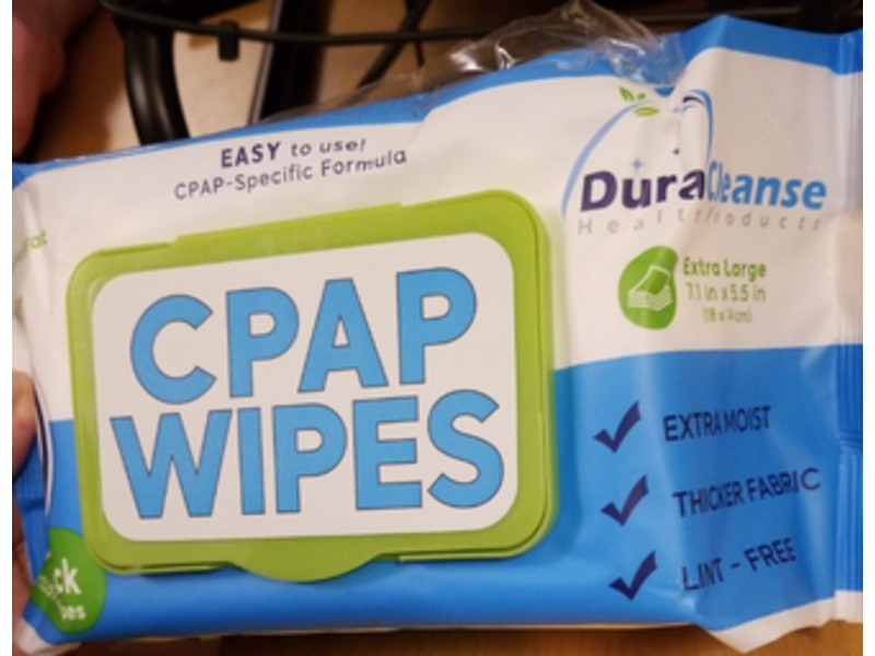 Duracleanse Cpap Wipes, Aloe, 150 Count