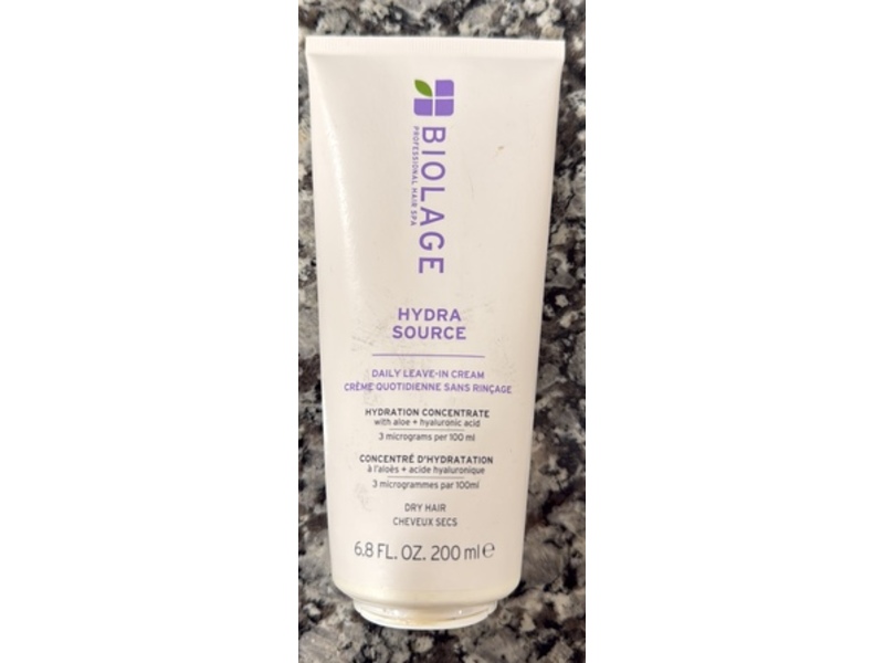 Biolage Hydra Source Daily Leave-In Cream, 6.8 fl oz/200 mL