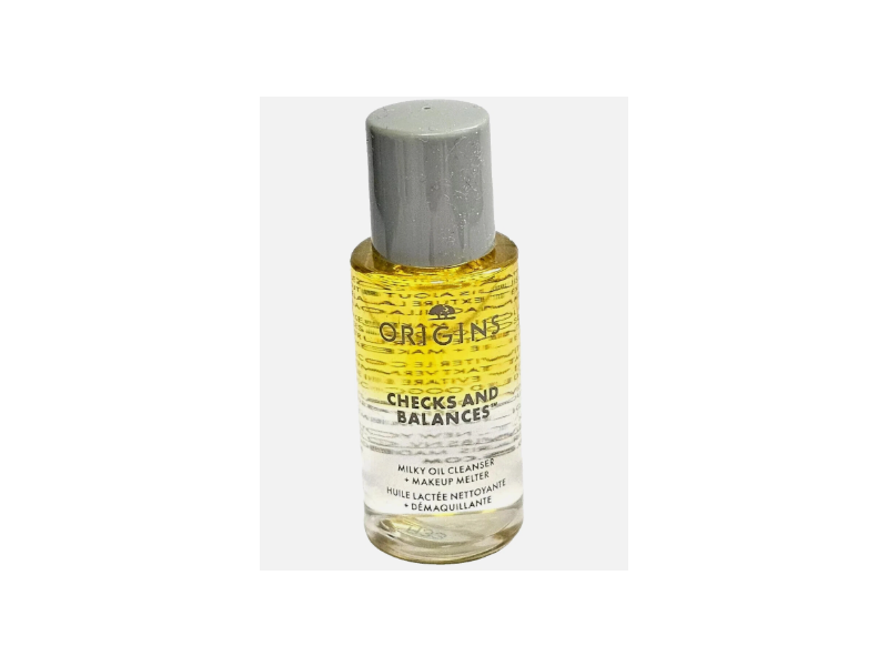 Origins Checks & Balances Milky Oil Cleanser + Makeup Melter, 0.5 fl oz/15 mL