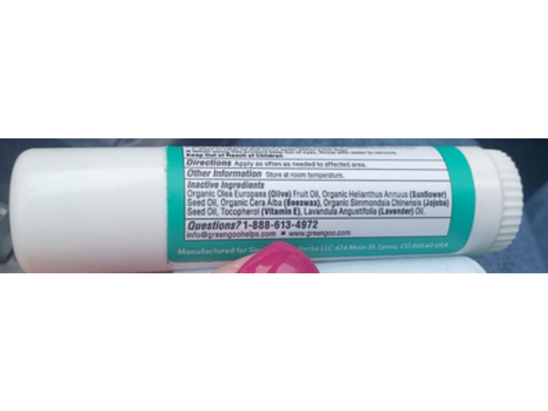 Green Goo All Over Face + Body Eczema Stick, Calendula, Yarrow, Blue Chamomile, 0.6 oz/7 g