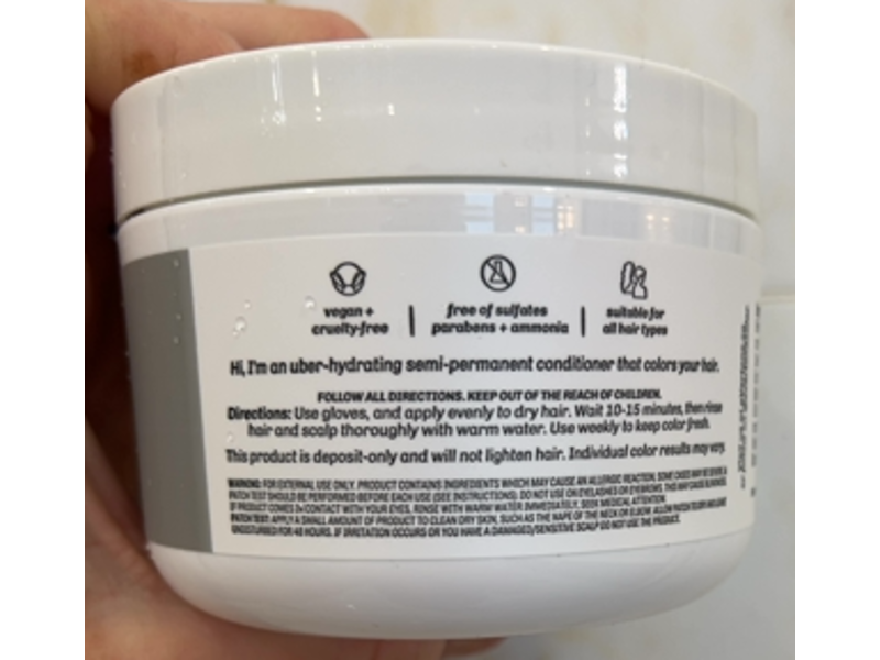 Overtone Coloring Conditioner, Pastel Silver, 8 fl oz/237 mL