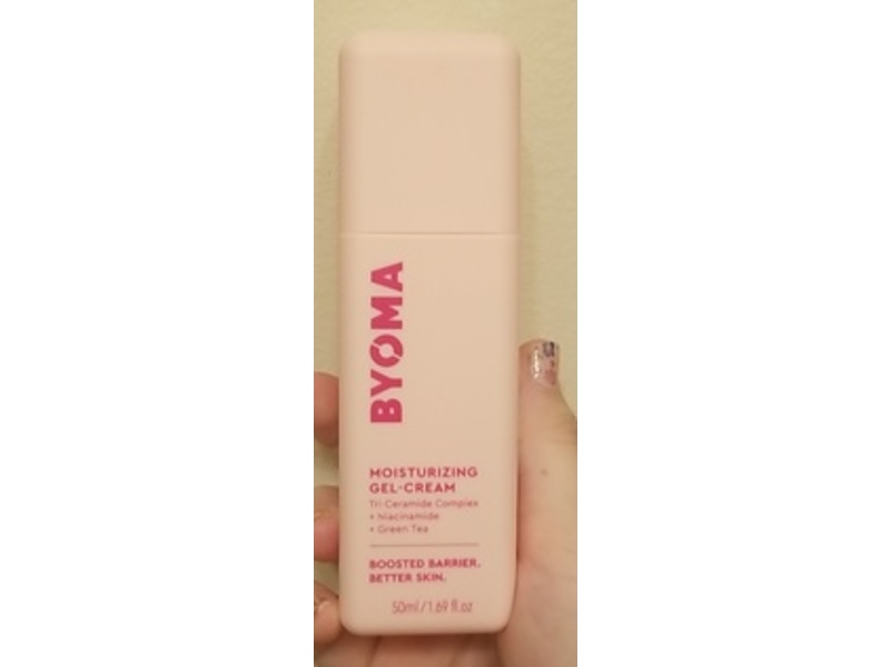 Byoma Moisturizing Gel Cream, Tri-Ceramide Complex + Niacinamide + Green Tea, 1.69 fl oz/50 mL