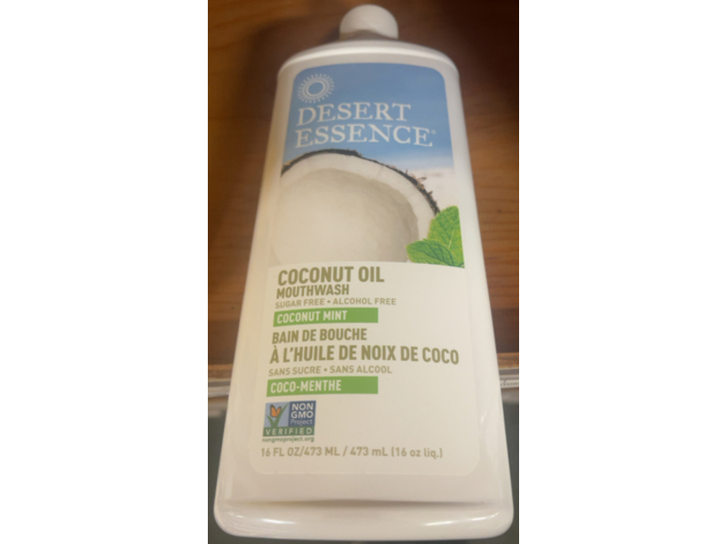 Desert Essence Coconut Oil Mouthwash, 16 fl oz/473 mL
