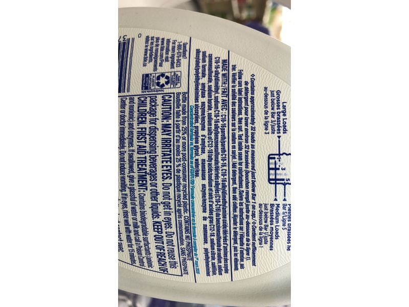 Tide Free & Gentle Liquid Laundry Detergent, 32 loads 46 fl oz